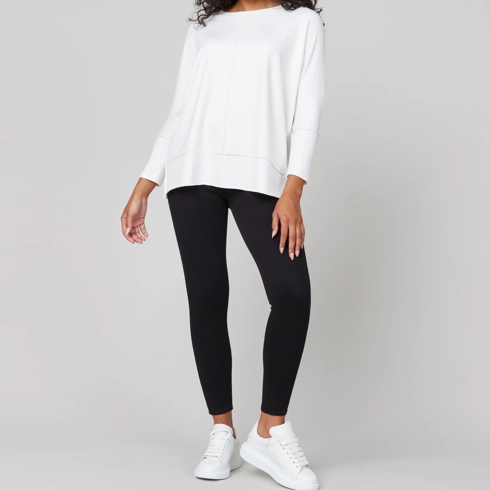 SPANX Perfect Length Top, Dolman 3/4 Sleeve Size Medium Minimalist Contemporary - Picture 9 of 9